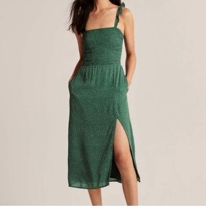 Abercrombie Side-Slit Midi Dress